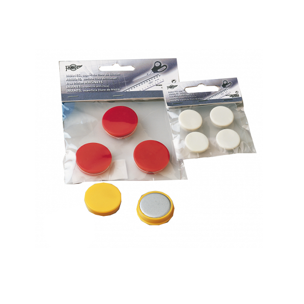 Fichas magnéticas Faibo Ø20 mm 4 u.