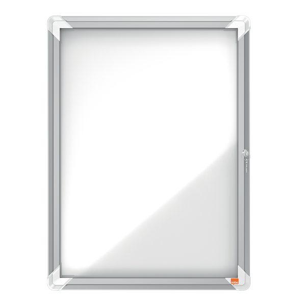 Vitrina ext. superficie blanca Nobo Premium Plus