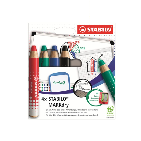 Stabilo MARKdry 4x