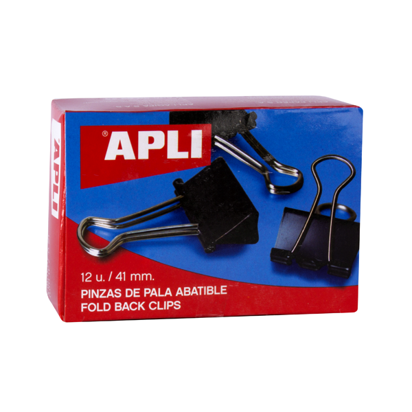 Pinza pala abatible Apli 41 mm 12 u.