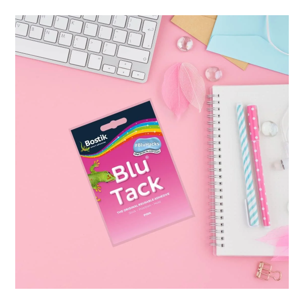 Masilla adhesiva BluTack Rosa 45 g
