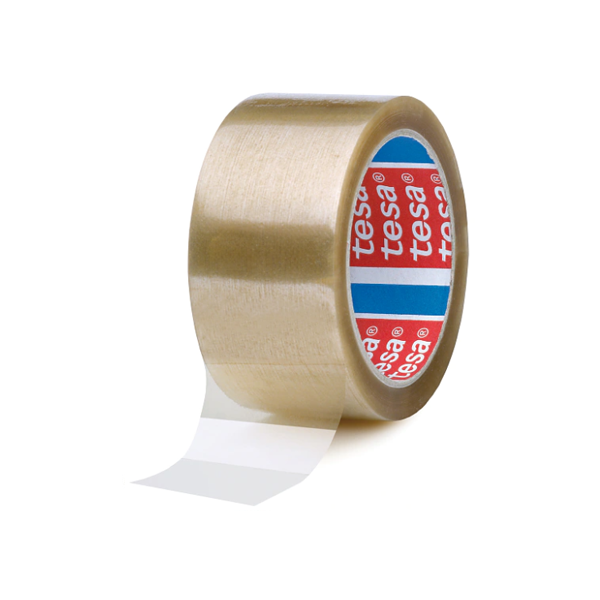 Precinto Transparente Tesa 50 m x 66 mm