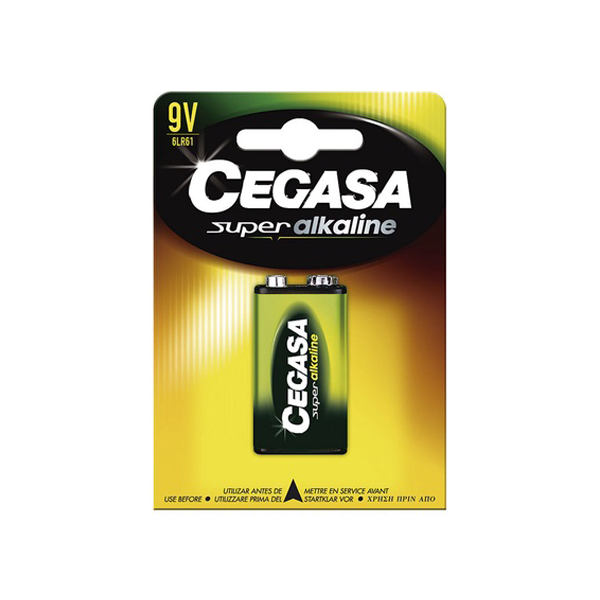 Blíster 1 pila Cegasa super alcalina 6LR61- 9V
