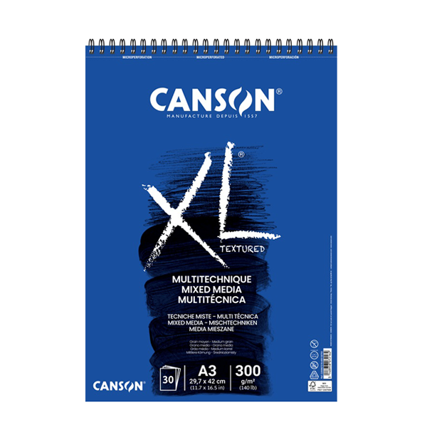 Bloc XL Mix media multitécnica Canson A3 30 h