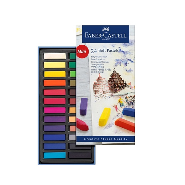 Tizas pasteles blandos Creative Studio. Caja 24 u.
