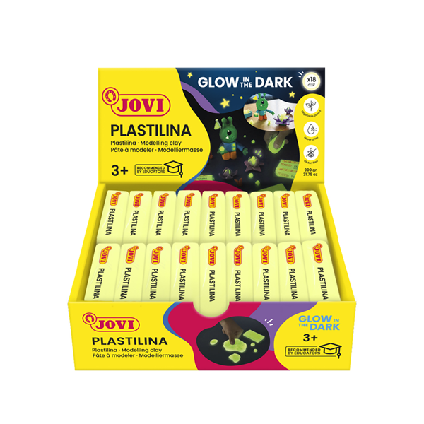 Plastilinas fosforescentes. Caja 18