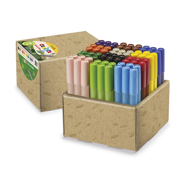 Schoolbox rotuladores Carioca Jumbo eco family
