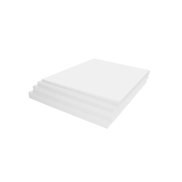 Tapiz suelo 50x50 cm Blanco