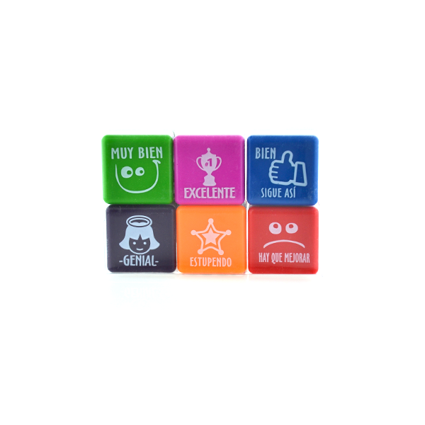 Pack 6 sellos emociones aula