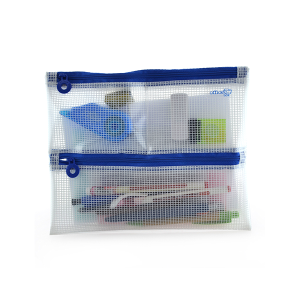 Multi bag A5 con 3 cierres y 4 bolsillos
