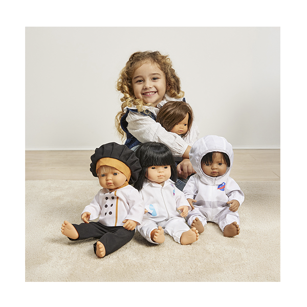 Set 6 conjuntos profesiones 38 cm