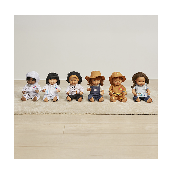 Set 6 conjuntos profesiones 38 cm