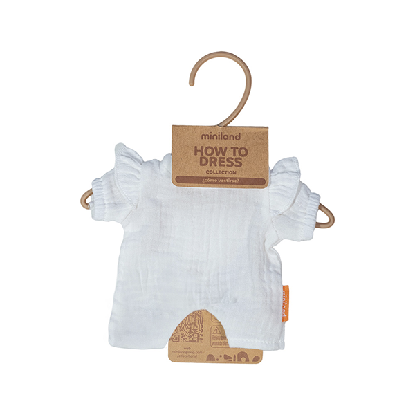Pijama blanco gorro 21 cm