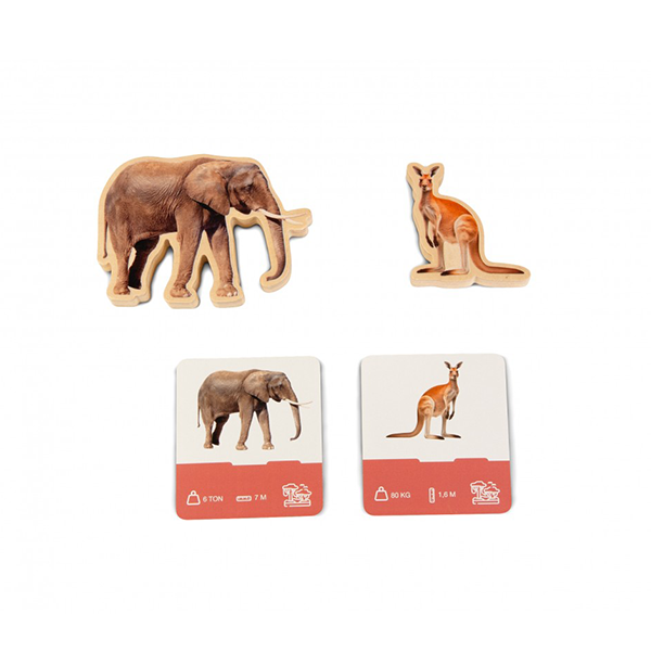 Encaje madera animales de la selva