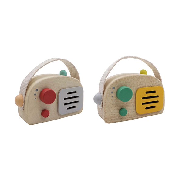 Radio musical de madera