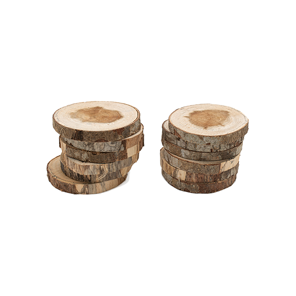 Tronquitos madera Ø 8-10 cm 12 u.