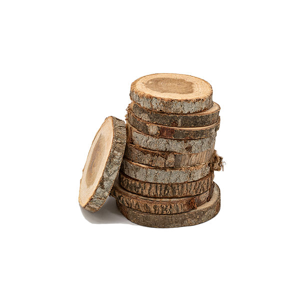 Tronquitos madera Ø 8-10 cm 12 u.