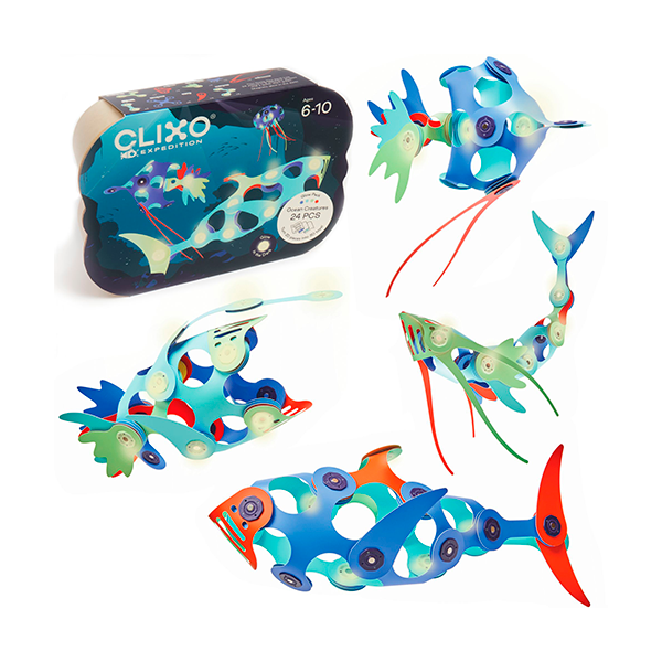 Clixo Ocean Creatures pack 24 u.