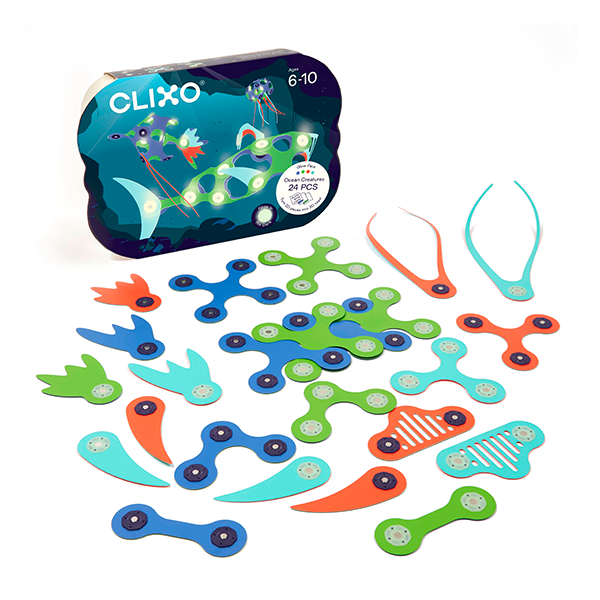 Clixo Ocean Creatures pack 24 u.