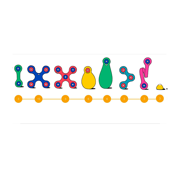Clixo Rainbow pack 42 u.