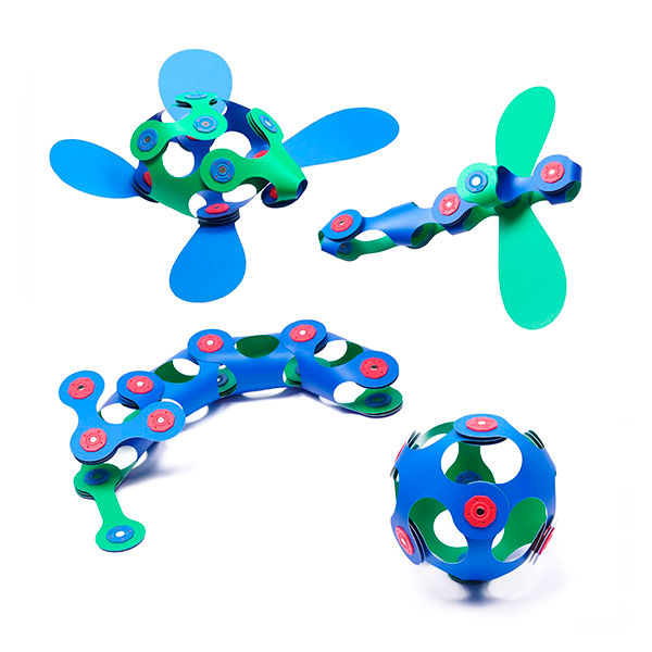 Clixo Itsi pack verde y azul 18 u.
