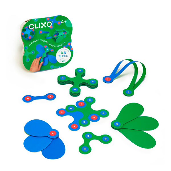 Clixo Itsi pack verde y azul 18 u.