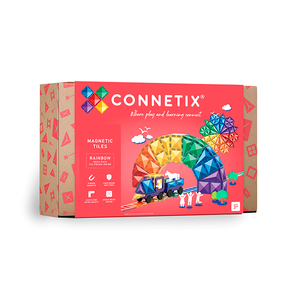 Connetix arcoíris mega pack 212 piezas
