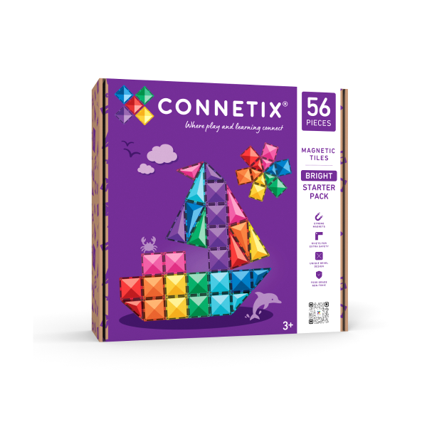 Connetix Bright Starter pack 56 piezas