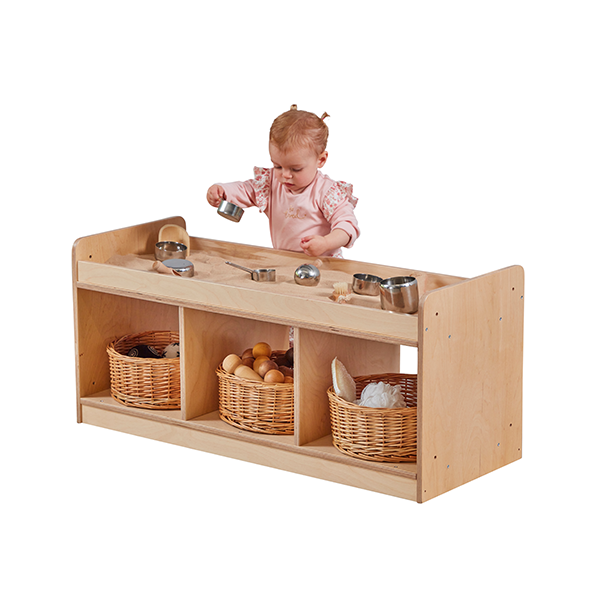 Estante rectangular sensorial serie Rookie