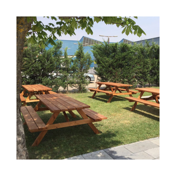 Mesa picnic infantil 120x57,5 cm Alt.32 cm