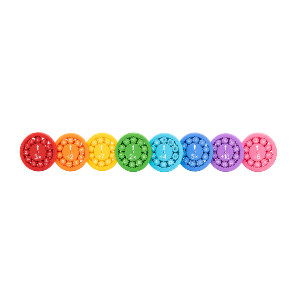 Math Twister: multiplicaciones y divisiones