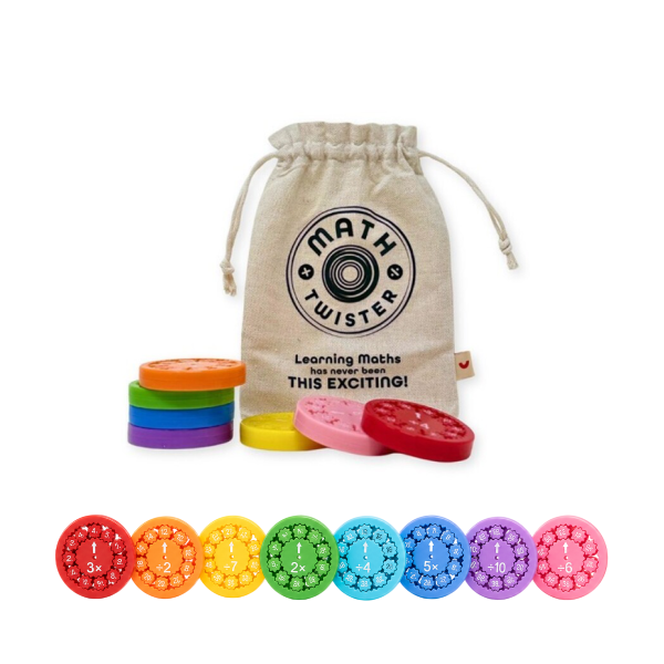 Math Twister: multiplicaciones y divisiones