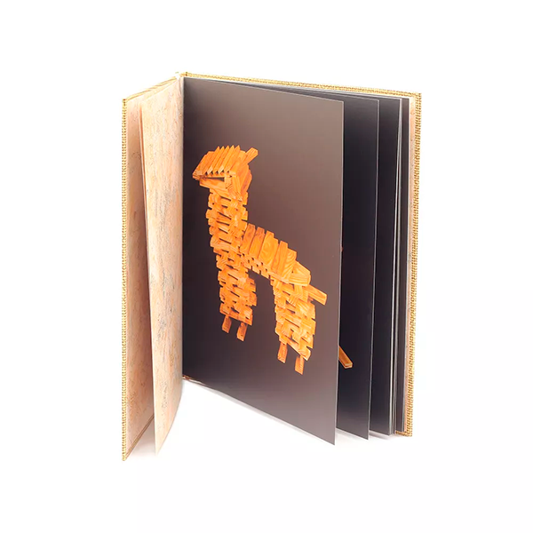 Libro KAPLA animales nivel fácil