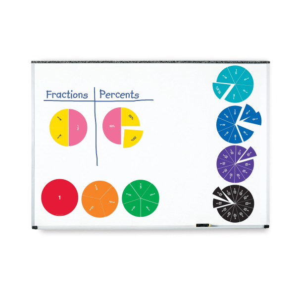 Círculos magnéticos doble cara Rainbow Fraction