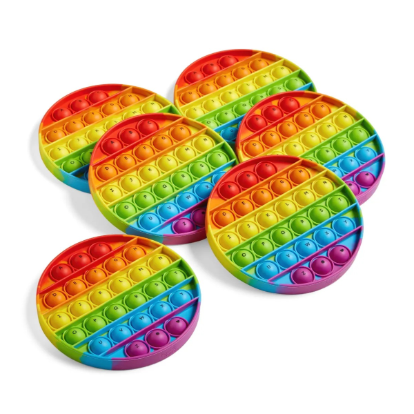 Alfabeto de burbujas sensoriales, Set de 6 u.