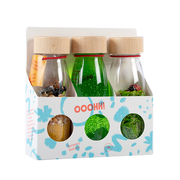 Botellas sensoriales granja y naturaleza Pack 3