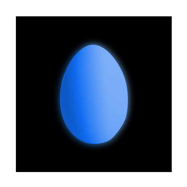 Huevo color cambiante 22x32 cm