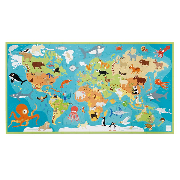 Puzzle animales del mundo