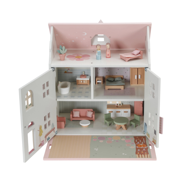 Casa de muñecas de madera