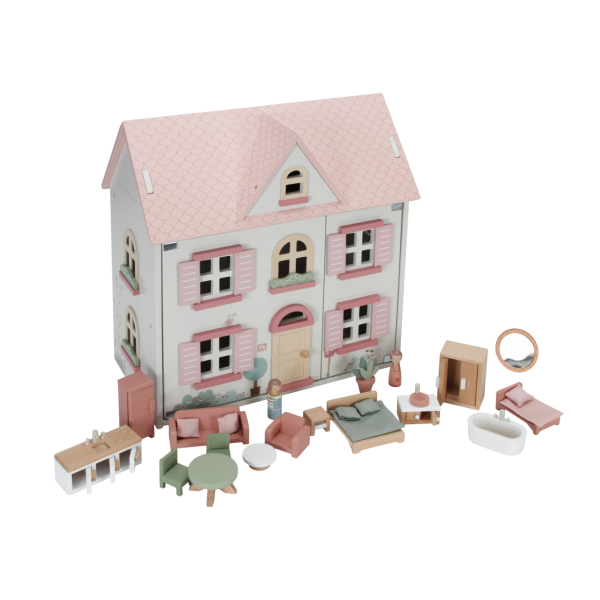 Casa de muñecas de madera