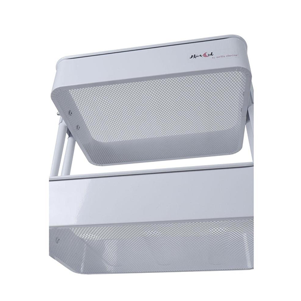 Carro metálico con 3 bandejas