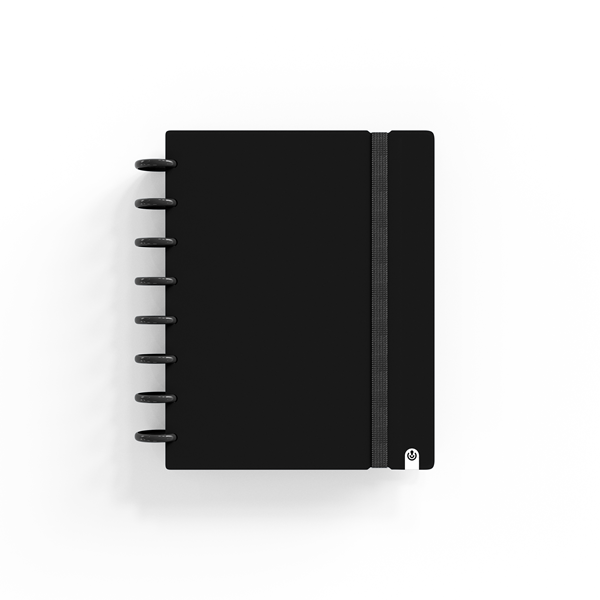 Cuaderno Ingeniox A5 80 h. cuad. Negro