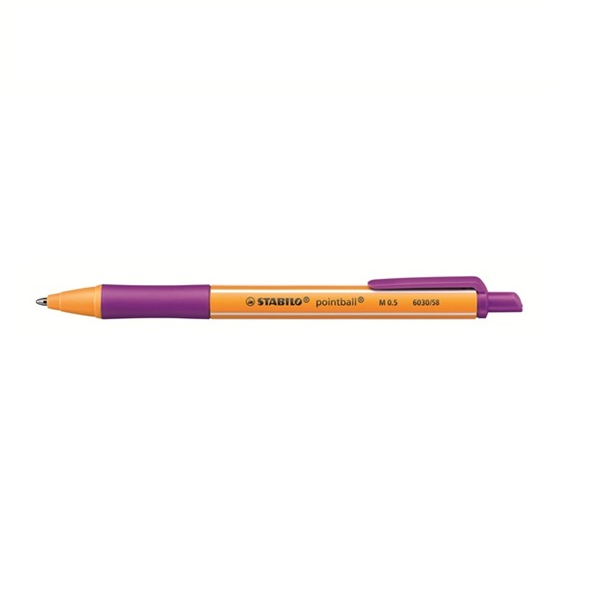 Bolígrafo Stabilo pointball Violeta