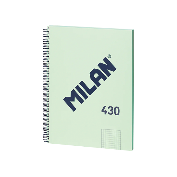 Cuaderno Milan 430 A4 80 h. 95 g 5x5 Verde