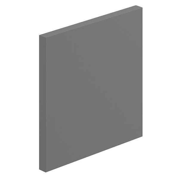 Panel acúst. Leda autoadhs. pared 62,5x62,5 cm. 20 u. Gris