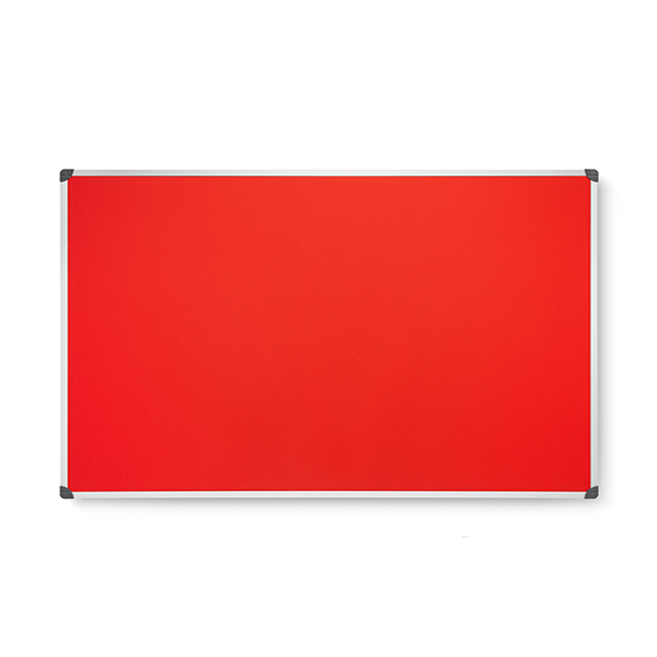 Tablero corcho tapizado 760 100x150 cm. Rojo