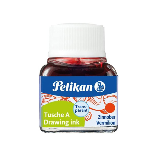 Tinta china Pelikan 10 ml Bermellón