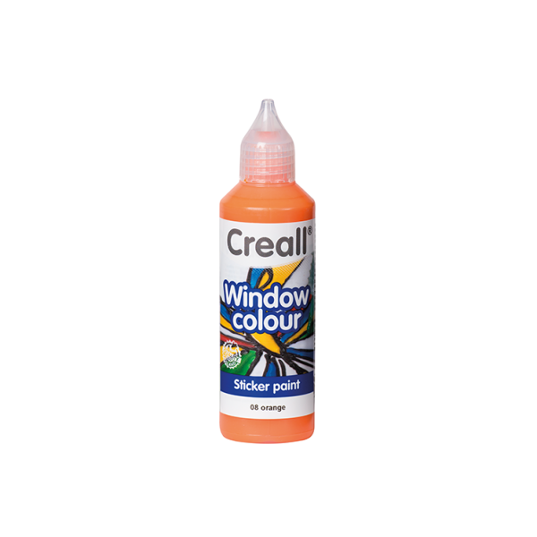 Pintura cristal removible Creall Naranja