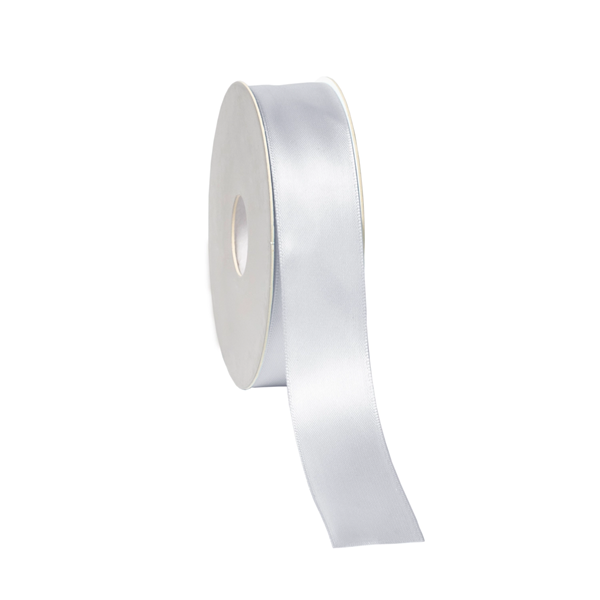Cinta de raso 2,5 cm x 25 m Blanco