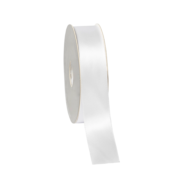 Cinta de raso 2,5 cm x 25 m Plata
